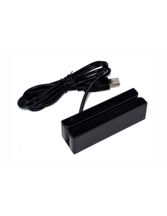 Premier BM-90 lector de tarjeta magnética USB Negro