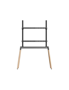 Gembird TVS-86F-01-BK soporte para TV 2,18 m (86") Negro, Madera