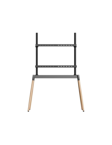 Gembird TVS-86F-01-BK soporte para TV 2,18 m (86") Negro, Madera