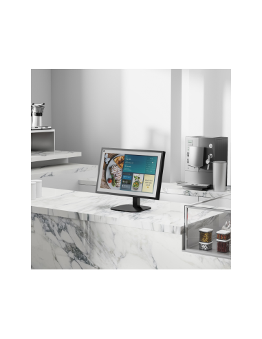 AISENS Soporte de Mesa Eco Giratorio e Inclinable Para Monitor/POS 2.5kg de 10"-24", Negro