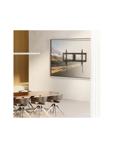 AISENS Soporte Eco Ultra Delgado Para Monitor/TV 75kg de 43"-100", Negro