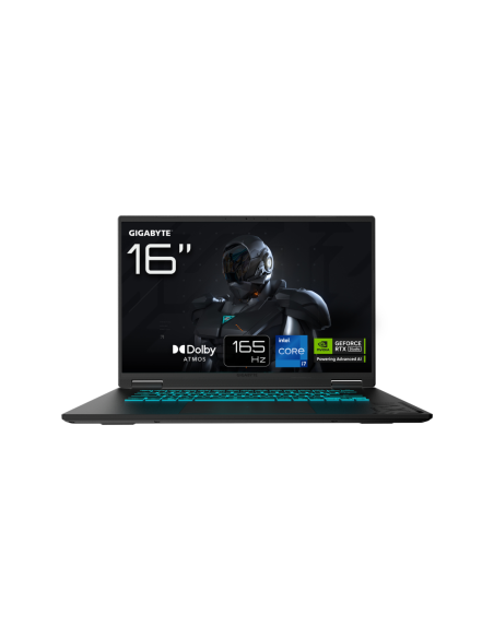 GIGABYTE Gaming A16 CVH Portátil - 16" 165Hz WUXGA, Intel Core i7-13620H, NVIDIA RTX 5060, 32GB DDR5 5200MHz, 1 x SSD Gen4 de 1T