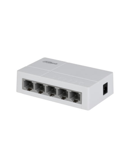 Dahua Technology PoE DH-SF1005L switch No administrado Fast Ethernet (10/100) Energía sobre Ethernet (PoE) Escritorio Gris claro