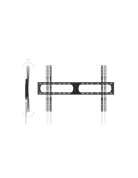 TooQ Soporte de Pared para Pantallas 37”-140”, Negro