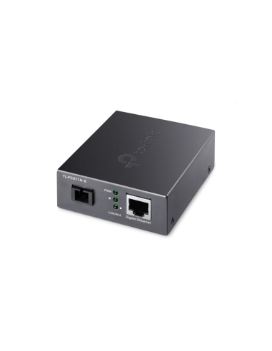 TP-Link TL-FC311A-2 convertidor de medio 1000 Mbit/s Monomodo Negro