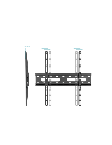 TooQ Soporte Fijo de pared para pantallas 32"- 70", Negro