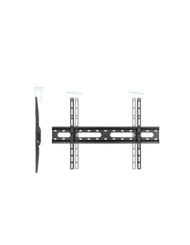 TooQ Soporte Fijo de pared para pantallas 37"- 80", Negro