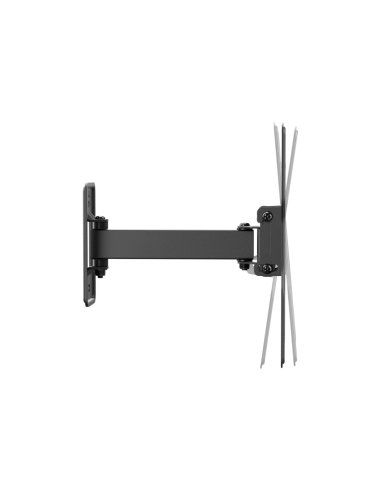 AISENS Soporte Eco Giratorio, Inclinable Para Monitor/TV 30kg (2 Pivotes) De 23"-43", Negro