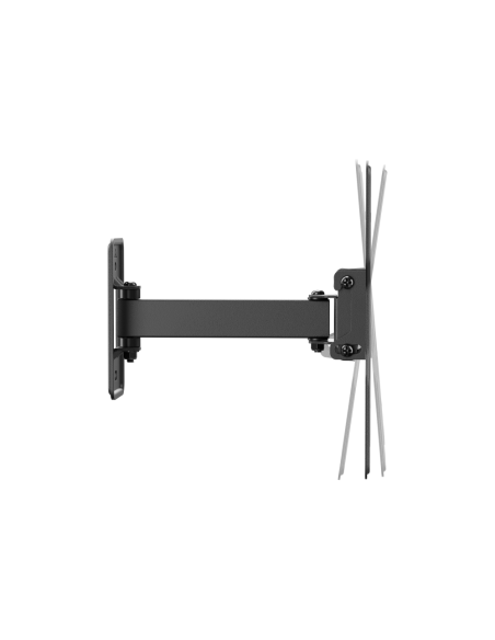 AISENS Soporte Eco Giratorio, Inclinable Para Monitor/TV 30kg (2 Pivotes) De 23"-43", Negro