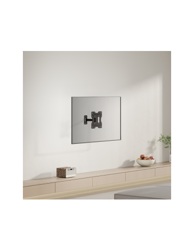 AISENS Soporte Eco Giratorio, Inclinable Para Monitor/TV 30kg (2 Pivotes) De 23"-43", Negro