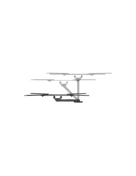 AISENS Soporte Eco Giratorio, Inclinable Para Monitor/TV 30kg (2 Pivotes) De 23"-65", Negro