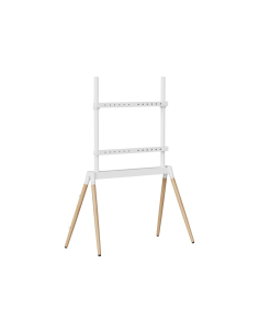 Gembird TVS-86F-01-W soporte para TV 2,18 m (86") Blanco, Madera