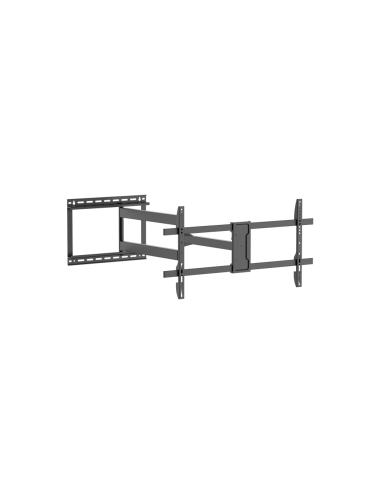 AISENS Soporte Pro Giratorio, Inclinable y Nivelable para Monitor/TV 50kg de 43"-80", Negro
