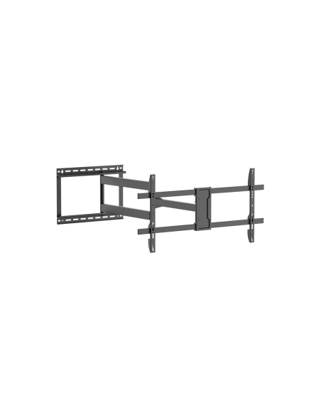 AISENS Soporte Pro Giratorio, Inclinable y Nivelable para Monitor/TV 50kg de 43"-80", Negro