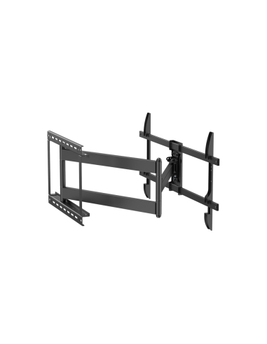 AISENS Soporte Pro Giratorio, Inclinable y Nivelable para Monitor/TV 50kg de 43"-80", Negro
