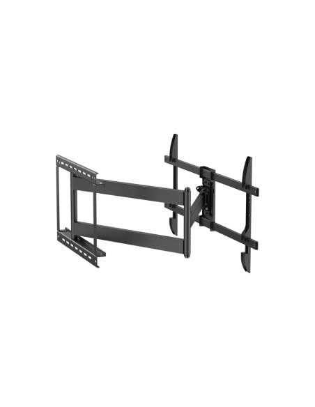 AISENS Soporte Pro Giratorio, Inclinable y Nivelable para Monitor/TV 50kg de 43"-80", Negro