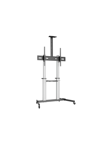 AISENS FT100TE-259 soporte para TV 2,54 m (100") Negro, Plata