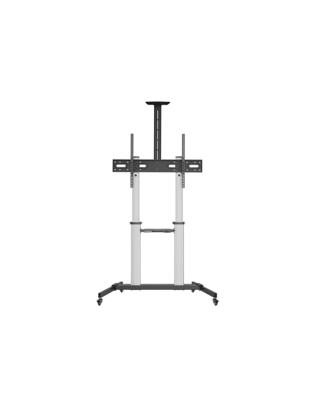 AISENS FT100TE-259 soporte para TV 2,54 m (100") Negro, Plata