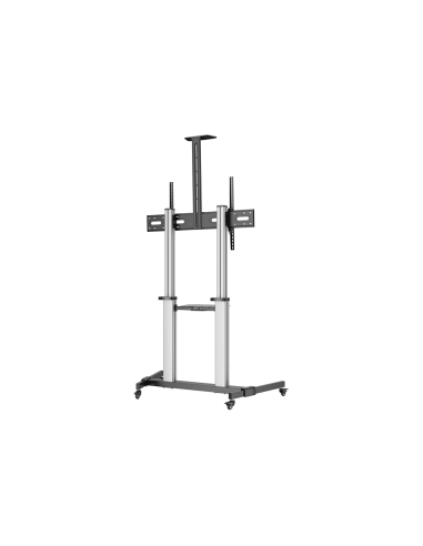 AISENS FT100TE-259 soporte para TV 2,54 m (100") Negro, Plata