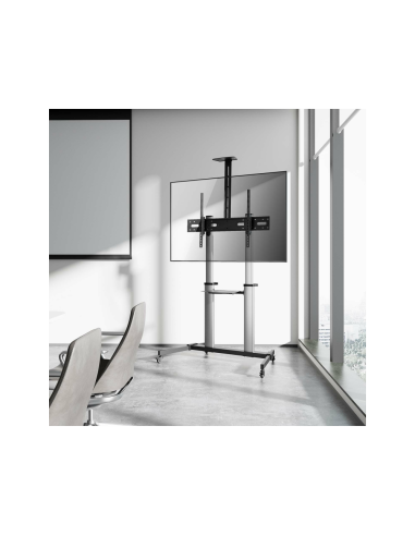 AISENS FT100TE-259 soporte para TV 2,54 m (100") Negro, Plata