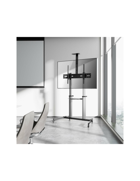 AISENS FT100TE-259 soporte para TV 2,54 m (100") Negro, Plata