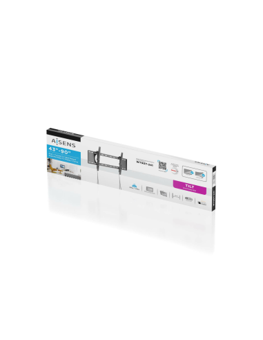 AISENS WT90T-241 soporte para TV 2,29 m (90") Negro