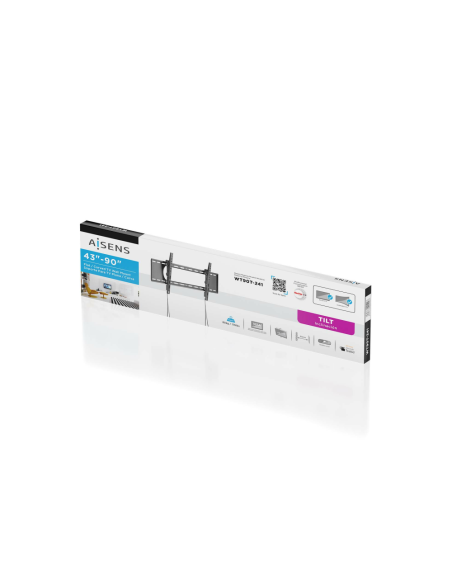 AISENS WT90T-241 soporte para TV 2,29 m (90") Negro