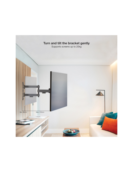 TooQ LP1345TN-B soporte para TV 109,2 cm (43")