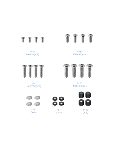 TooQ LP1090F-B soporte para TV 2,29 m (90") Negro