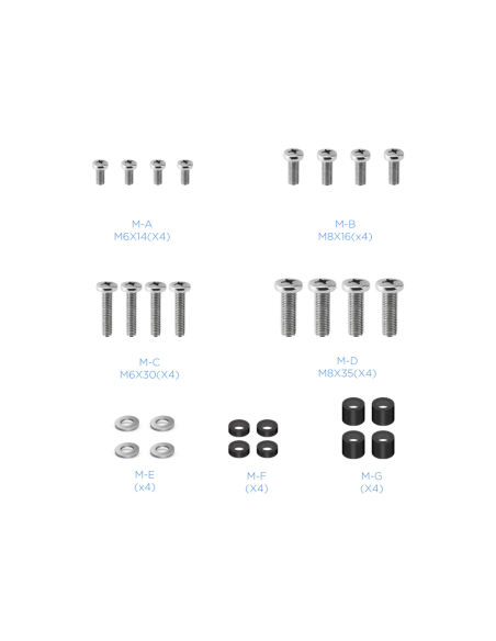 TooQ LP1090F-B soporte para TV 2,29 m (90") Negro