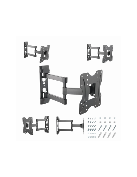 Gembird WM-42ST-02 soporte para TV 106,7 cm (42") Negro