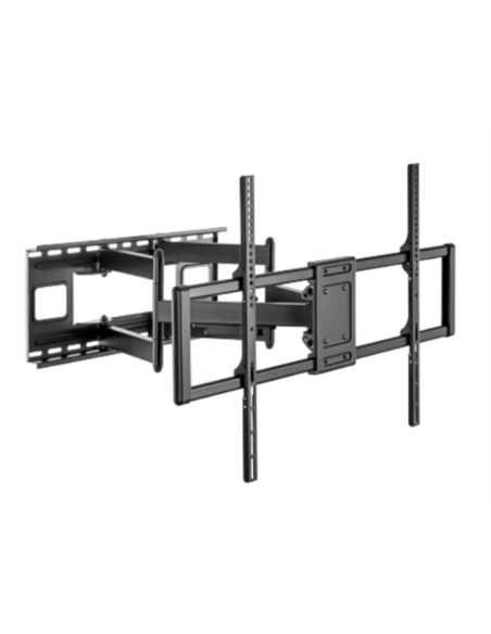 Gembird WM-120ST-01 soporte para TV 3,05 m (120") Negro