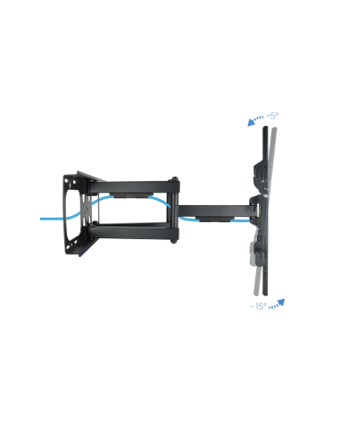 TooQ LP3790TN-B soporte para TV 2,29 m (90") Negro