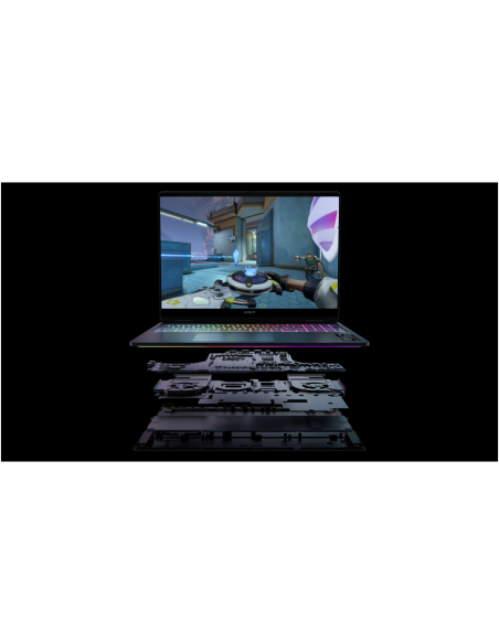 HP OMEN MAX Gaming 16-ak0001ns Copilot+ PC AMD Ryzen AI 9 375 Portátil 40,6 cm (16") WQXGA 32 GB DDR5-SDRAM 1 TB SSD NVIDIA GeFo