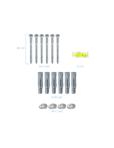 TooQ LP3790TN-B soporte para TV 2,29 m (90") Negro