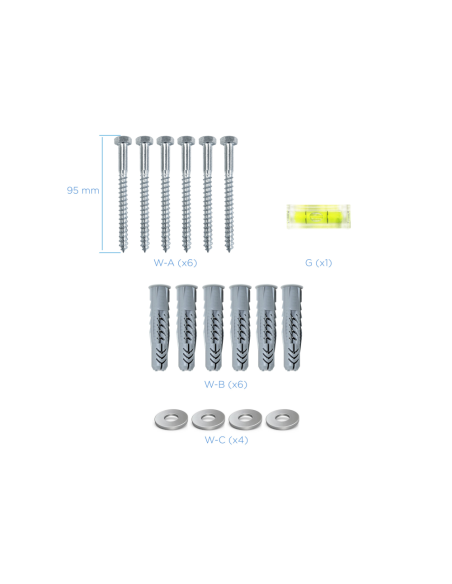 TooQ LP3790TN-B soporte para TV 2,29 m (90") Negro