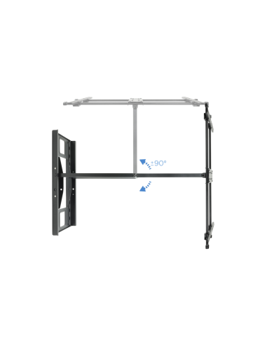 TooQ LP4380XL-B soporte para TV 2,03 m (80") Negro