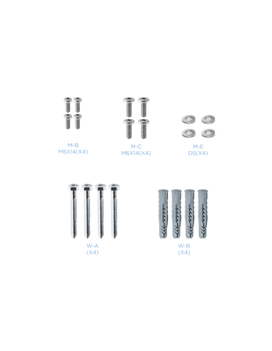 TooQ LP1023F-B soporte para TV 58,4 cm (23")