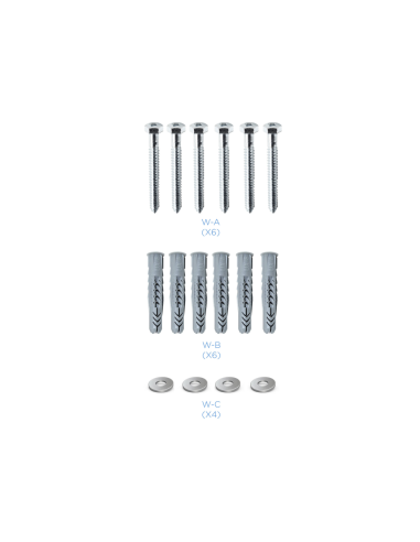 TooQ LP41130F-B soporte para TV 2,54 m (100") Negro