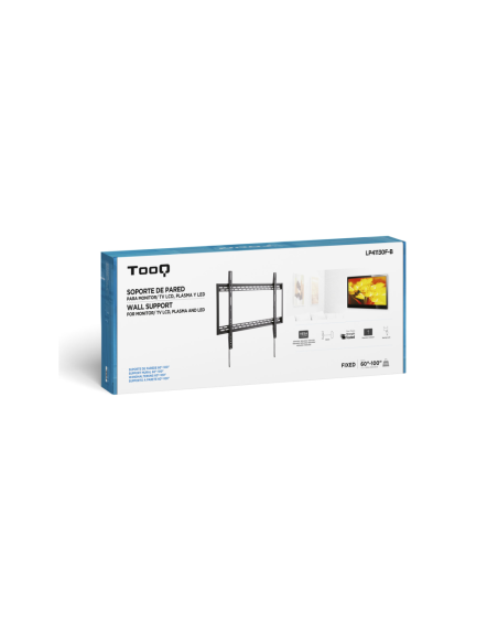 TooQ LP41130F-B soporte para TV 2,54 m (100") Negro