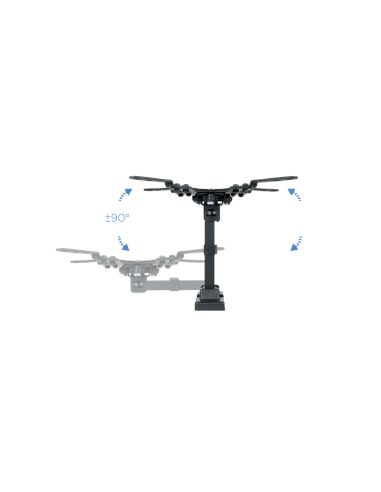 TooQ LP2042TNL-B soporte para TV 106,7 cm (42") Negro