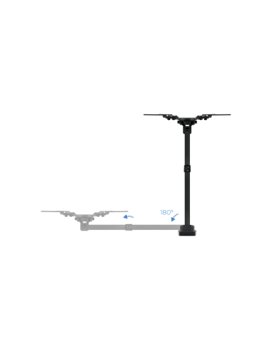 TooQ LP2142TNL-B soporte para TV 106,7 cm (42") Negro