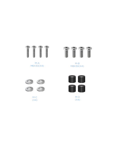 TooQ LP4255T-B soporte para TV 139,7 cm (55") Negro