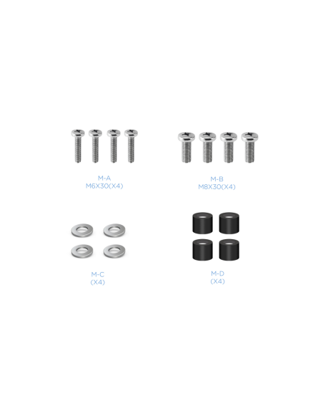 TooQ LP4255T-B soporte para TV 139,7 cm (55") Negro