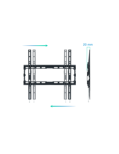 TooQ LP1070F-B soporte para TV 177,8 cm (70") Negro