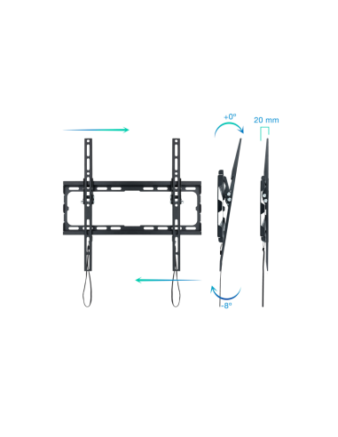 TooQ LP1071T-B soporte para TV 177,8 cm (70") Negro