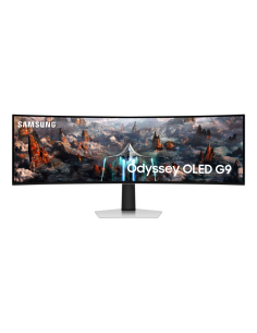 Samsung G93SC pantalla para PC 124,5 cm (49") 5120 x 1440 Pixeles Dual QHD OLED Plata