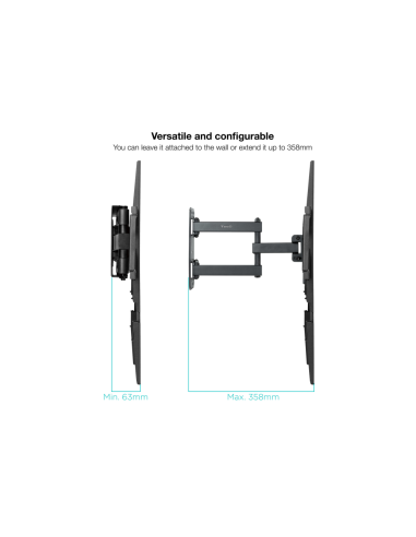 TooQ Soporte de pared para pantallas 32”- 55”