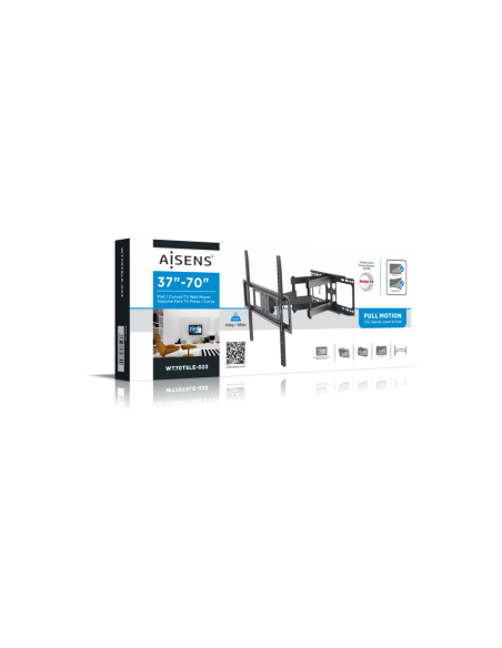 AISENS WT70TSLE-023 soporte para TV 177,8 cm (70") Negro