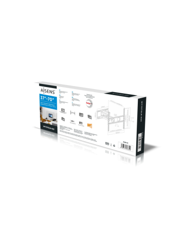 AISENS WT70TSLE-023 soporte para TV 177,8 cm (70") Negro